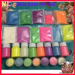 Sơn Dạ Quang 20ML - Bộ 8 Màu Phát Sáng Nghệ Thuật, Trang Trí Halloween, Sáng Tạo Dễ Dàng, An Toàn Cho Da