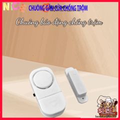Bộ 2 Chuông Chống Trộm GIGAHOME - Thiết Kế Thông Minh, Âm Thanh Cảnh Báo Lớn 90dB, Dễ Dàng Lắp Đặt Cho Cửa và Cửa Sổ