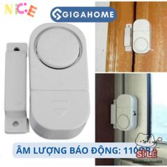 Bộ 2 Chuông Chống Trộm GIGAHOME - Thiết Kế Thông Minh, Âm Thanh Cảnh Báo Lớn 90dB, Dễ Dàng Lắp Đặt Cho Cửa và Cửa Sổ