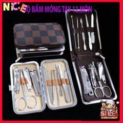 Bộ 12 Dụng Cụ Chăm Sóc Móng Tay Chân Cao Cấp - Thiết Kế Bền Bỉ, Tiện Lợi, Phục Vụ Làm Đẹp Tại Nhà