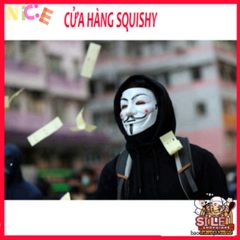 Mặt Nạ Hacker Anonymous - Phong Cách Vendetta Ấn Tượng Cho Halloween, Phụ Kiện Dành Cho Nam Nữ, Biểu Tượng Bí Ẩn Của Thế Giới Hacker