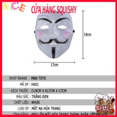 Mặt Nạ Hacker Anonymous - Phong Cách Vendetta Ấn Tượng Cho Halloween, Phụ Kiện Dành Cho Nam Nữ, Biểu Tượng Bí Ẩn Của Thế Giới Hacker