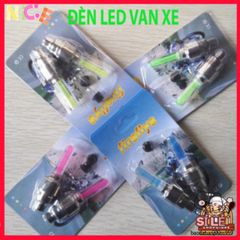 Đèn LED Gắn Bánh Xe Đạp và Xe Máy - Phụ Kiện An Toàn Neon Nhiều Màu Sắc Tự Động Bật Sáng Khi Di Chuyển
