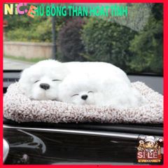 Cún Đôi Chứa Than Hoạt Tính - Bông Gấu Trang Trí Khử Mùi Dễ Thương Cho Ô Tô và Nhà Cửa, Phụ Kiện Tiện Ích Hàng Ngày