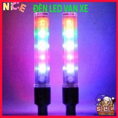 Đèn LED Trang Trí Lốp Xe 5 Bóng 7 Màu Nhấp Nháy - Phụ Kiện Xe Máy, Xe Đạp Tự Phát Ánh Sáng Khi Di Chuyển