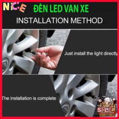 Đèn LED Chiếu Sáng Gắn Nắp Van Bánh Xe Đạp, Xe Máy, Ô Tô - Trang Trí An Toàn và Nổi Bật cho Phương Tiện của Bạn