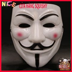 Mặt Nạ Hacker Ánh Bạc Độc Đáo - Thiết Kế Chú Hề Vendetta Thời Trang Hóa Trang Halloween, Tiệc Cosplay, Sự Kiện Ấn Tượng