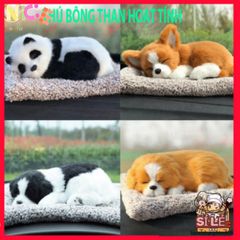 Thú Nhồi Bông Khử Mùi Than Hoạt Tính - Phụ Kiện Trang Trí Ô Tô Dễ Thương, Làm Sạch Không Khí Trong Xe và Nhà Ở