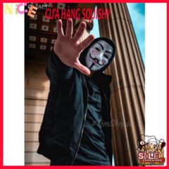 Mặt Nạ Hacker Nhựa Nhiều Màu Sắc Halloween - Phong Cách Vendetta Độc Đáo Dành Cho Bé và Người Lớn