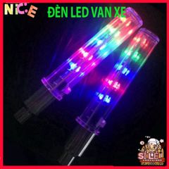 Đèn LED Gắn Van Bánh Xe Đạp, Xe Máy, Ô Tô - 5 Bóng Sáng Rực Rỡ, Tăng Cường An Toàn và Phong Cách Xe Hơi
