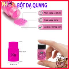 Bộ 12 Màu Bột Phát Sáng Dạ Quang - Trang Sức Resin Thủ Công Phát Sáng Huyền Ảo, Tự Làm Sáng Tạo Cực Độc