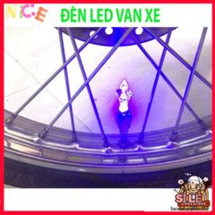 Đèn LED Gắn Van Bánh Xe 7 Màu - Phụ Kiện Trang Trí Ô Tô, Xe Máy, Xe Đạp Tự Động Phát Sáng Khi Di Chuyển, Chống Nước An Toàn.