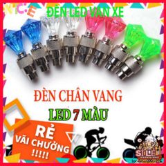 Đèn LED Gắn Van Bánh Xe 7 Màu - Phụ Kiện Trang Trí Ô Tô, Xe Máy, Xe Đạp Tự Động Phát Sáng Khi Di Chuyển, Chống Nước An Toàn.