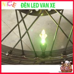 Đèn LED Gắn Van Bánh Xe 7 Màu - Phụ Kiện Trang Trí Ô Tô, Xe Máy, Xe Đạp Tự Động Phát Sáng Khi Di Chuyển, Chống Nước An Toàn.
