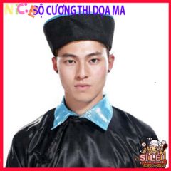 Bộ Trang Phục Halloween Hắc Bạch Vô Thường - Diêm Vương Cosplay Kinh Điển Dành Cho Người Lớn, Dọa Ma Hoàn Hảo