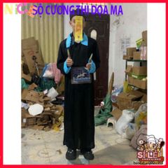 Bộ Trang Phục Halloween Hắc Bạch Vô Thường - Diêm Vương Cosplay Kinh Điển Dành Cho Người Lớn, Dọa Ma Hoàn Hảo