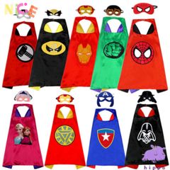 Bộ Trang Phục Siêu Nhân Kèm Mặt Nạ Vải Cho Bé - Hóa Thân Người Nhện, Iron Man, Captain America, Thời Trang Cosplay Rực Rỡ