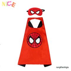 Bộ Trang Phục Siêu Nhân Kèm Mặt Nạ Vải Cho Bé - Hóa Thân Người Nhện, Iron Man, Captain America, Thời Trang Cosplay Rực Rỡ