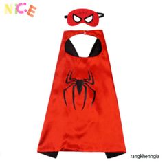 Bộ Trang Phục Siêu Nhân Kèm Mặt Nạ Vải Cho Bé - Hóa Thân Người Nhện, Iron Man, Captain America, Thời Trang Cosplay Rực Rỡ