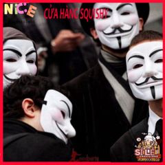 Mặt nạ Halloween V for Vendetta - Phụ Kiện Hóa Trang Kỳ Bí Cho Tiệc Tùng & Cosplay - Độc Đáo, Đáng Chú Ý