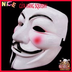 Mặt nạ Halloween V for Vendetta - Phụ Kiện Hóa Trang Kỳ Bí Cho Tiệc Tùng & Cosplay - Độc Đáo, Đáng Chú Ý