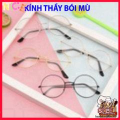 Kính Tròn Kim Loại Không Độ Dành Cho Nữ - Phụ Kiện Thời Trang Nhiều Màu Sắc Cá Tính và Hiện Đại