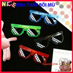Kính Thug Life LED Phát Sáng - Kính Dự Tiệc 6 Chấm & 3 Chấm Kỳ Bí, Phụ Kiện Thời Trang Độc Đáo Cho Mọi Sự Kiện Hội Hè