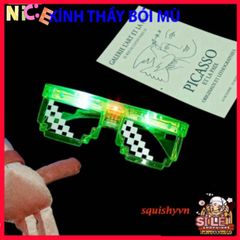 Kính Thug Life LED Phát Sáng - Kính Dự Tiệc 6 Chấm & 3 Chấm Kỳ Bí, Phụ Kiện Thời Trang Độc Đáo Cho Mọi Sự Kiện Hội Hè