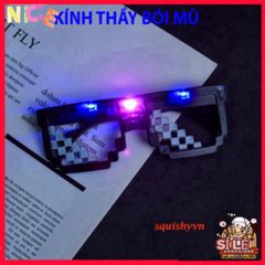 Kính Thug Life LED Phát Sáng - Kính Dự Tiệc 6 Chấm & 3 Chấm Kỳ Bí, Phụ Kiện Thời Trang Độc Đáo Cho Mọi Sự Kiện Hội Hè