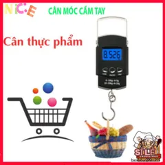 Cân Điện Tử Mini Xách Tay Thông Minh Có Móc Treo và Thước Đo - Cân Đo Hành Lý, Thực Phẩm, Tiện Lợi Khi Mua Sắm