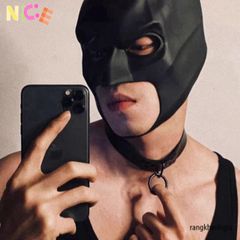 Mặt Nạ Latex Gợi Cảm Dành Cho Nam - Phụ Kiện Biểu Diễn Sân Khấu Thời Trang Black Batman PT524