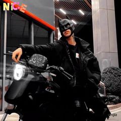 Mặt Nạ Latex Gợi Cảm Dành Cho Nam - Phụ Kiện Biểu Diễn Sân Khấu Thời Trang Black Batman PT524