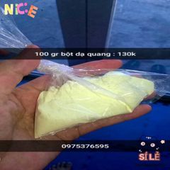 Bột Dạ Quang Phát Sáng 50g và 100g - Tạo Điểm Nhấn Lung Linh Trong Đêm - Sáng Tạo Không Giới Hạn