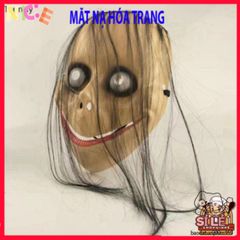 Mặt Nạ Halloween Kiểu Tóc Dài Bí Ẩn V Form Dễ Thương - Phụ Kiện Cosplay Độc Đáo Cho Tiệc Ma Quái