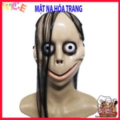 Mặt Nạ Halloween Kiểu Tóc Dài Bí Ẩn V Form Dễ Thương - Phụ Kiện Cosplay Độc Đáo Cho Tiệc Ma Quái