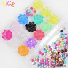 Hạt Nở Khổng Lồ 50g - Hạt Pha Lê Trang Trí Hoa Cảnh Thú Vị, Kích Thước 6-11mm - Đồ Chơi Phát Triển Giác Quan Trẻ Em