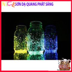 Sơn Dạ Quang 60g - Sơn Trang Trí Phát Sáng Đêm Đa Màu: Xanh Lá, Xanh Dương, Hồng, Tím - Sáng Tạo Nghệ Thuật Rực Rỡ