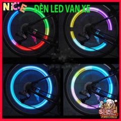Đèn LED Chống Nước Lấp Lánh Cho Van Bánh Xe Đạp, Xe Máy - Phụ Kiện Ô Tô Phong Cách và An Toàn Sử Dụng