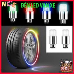 Đèn LED Chống Nước Lấp Lánh Cho Van Bánh Xe Đạp, Xe Máy - Phụ Kiện Ô Tô Phong Cách và An Toàn Sử Dụng