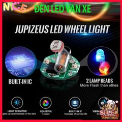 Đèn LED Lốp Gắn Nắp Van Bánh Xe - Phụ Kiện Ô Tô, Xe Đạp Chống Nước Đa Dạng Màu Sắc 3,8cm, Quà Tặng Miễn Phí
