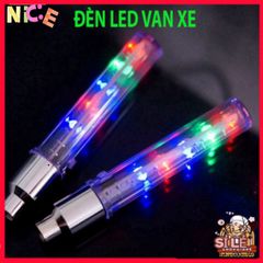 Nắp Van Đèn LED Đa Màu Sắc Cho Xe Đạp - Phụ Kiện Trang Trí Phát Sáng Dễ Dàng Lắp Đặt, An Toàn và Tiết Kiệm Điện