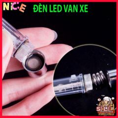 Nắp Van Đèn LED Đa Màu Sắc Cho Xe Đạp - Phụ Kiện Trang Trí Phát Sáng Dễ Dàng Lắp Đặt, An Toàn và Tiết Kiệm Điện