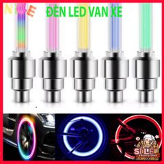 Đèn LED Kích Hoạt Chuyển Động Chống Nước Gắn Van Bánh Xe Ô Tô, Xe Máy & Xe Đạp - Ánh Sáng An Toàn Phong Cách Cá Nhân