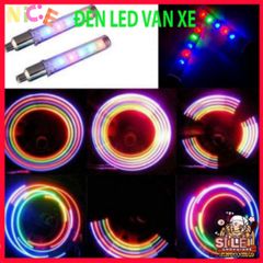 Đèn LED Gắn Van Bánh Xe Đạp, Xe Máy, Ô Tô - 5 Bóng Nhiều Màu, Trang Trí Phong Cách Thời Trang, Thiết Kế Thông Minh, Dễ Dàng Cài Đặt