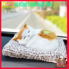 Thú Bông Khử Mùi Than Hoạt Tính Cho Ô Tô - Trang Trí Dễ Thương, Bảo Vệ Không Gian, Âm Thanh Vui Nhộn, Quà Tặng Ý Nghĩa