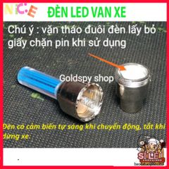 Đèn LED Van Xe - Phụ Kiện Chiếu Sáng Tự Động Cho Xe Máy, Xe Đạp, Ô Tô - Dễ Lắp Đặt, Phong Cách Độc Đáo