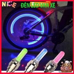 Đèn LED Gắn Van Bánh Xe Đạp - Neon Trang Trí An Toàn cho Xe Đạp, Xe Máy - Tự Động Bật Tắt, Nhiều Màu Sắc Sáng Bừng Phong Cách