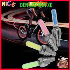 Đèn LED Gắn Van Bánh Xe Đạp - Neon Trang Trí An Toàn cho Xe Đạp, Xe Máy - Tự Động Bật Tắt, Nhiều Màu Sắc Sáng Bừng Phong Cách