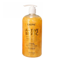 Sữa Tắm Lacitic Active Biotic Vàng 1 Lít Hữu Cơ - Cấp Ẩm, Làm Sạch, Dưỡng Da Mềm Mại, Hương Nhẹ Nhàng, Dành Cho Cả Nam Nữ