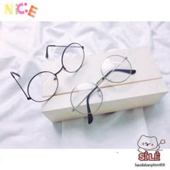 Kính Nobita Tròn - Kính Mắt Phong Cách Thầy Bói Độc Đáo, UV Bảo Vệ, Thời Trang Trẻ Trung, Sang Trọng, Lựa Chọn Hoàn Hảo cho Tín Đồ Thời Trang